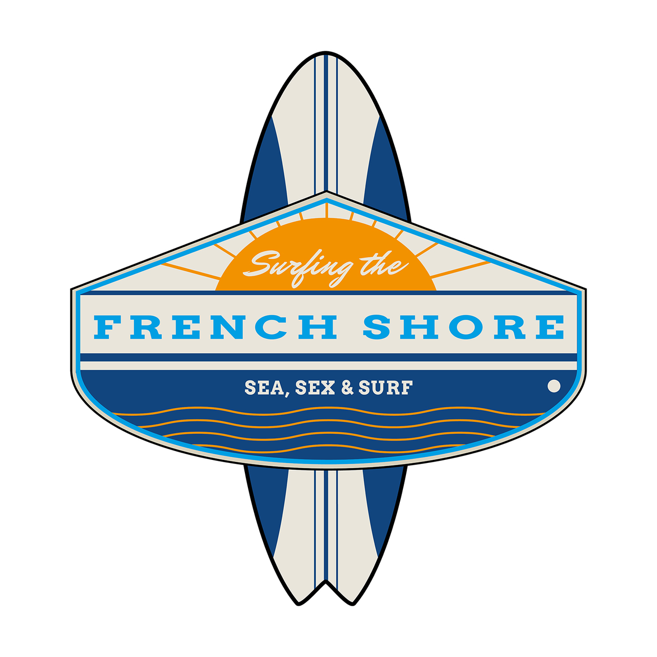 T-SHIRT FRENCH SHORE SEA & SUN
