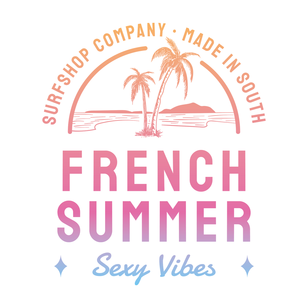 T-SHIRT FRENCH SUMMER SURFSHOP