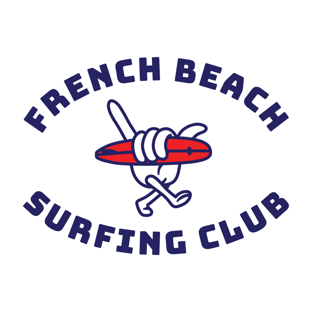 T-SHIRT FRENCH BEACH SURFING CLUB