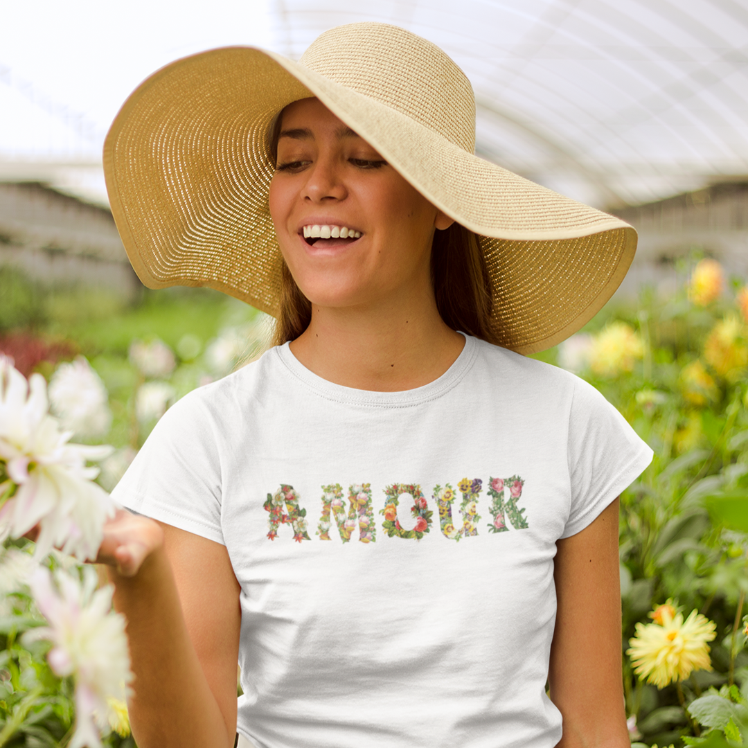 T-SHIRT AMOUR FLOWERS