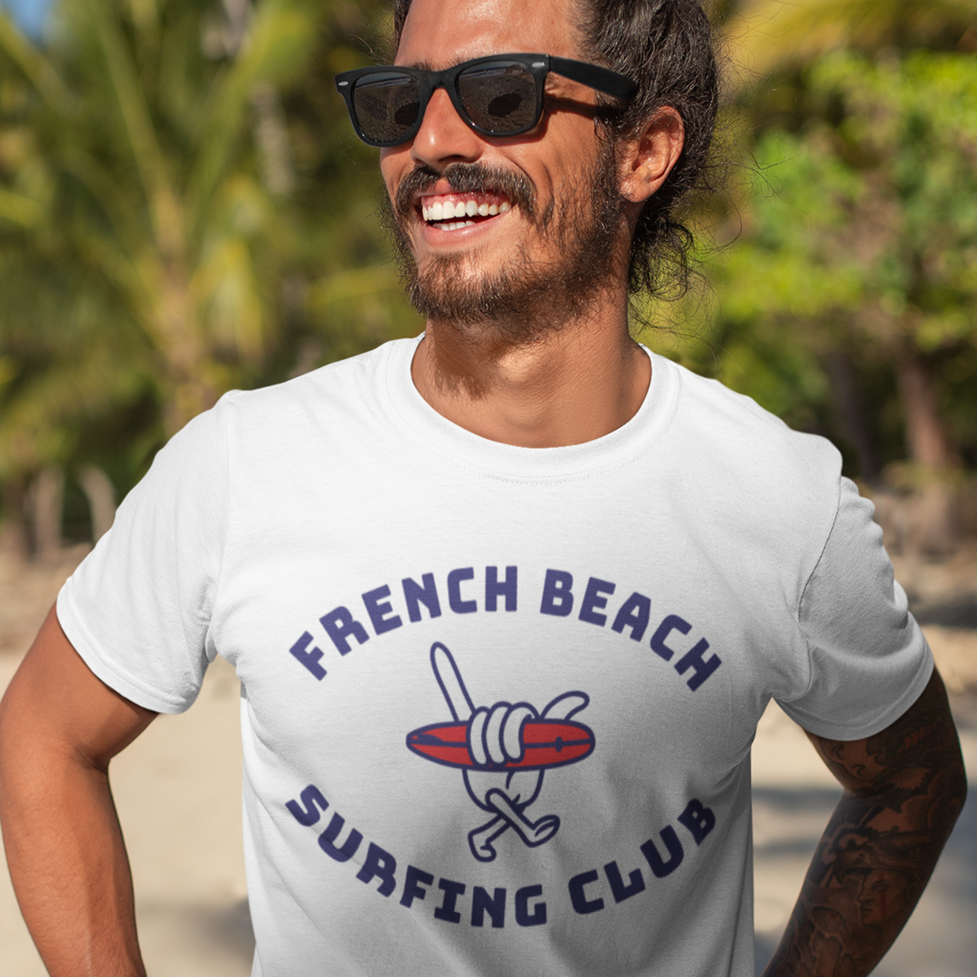 T-SHIRT FRENCH BEACH SURFING CLUB