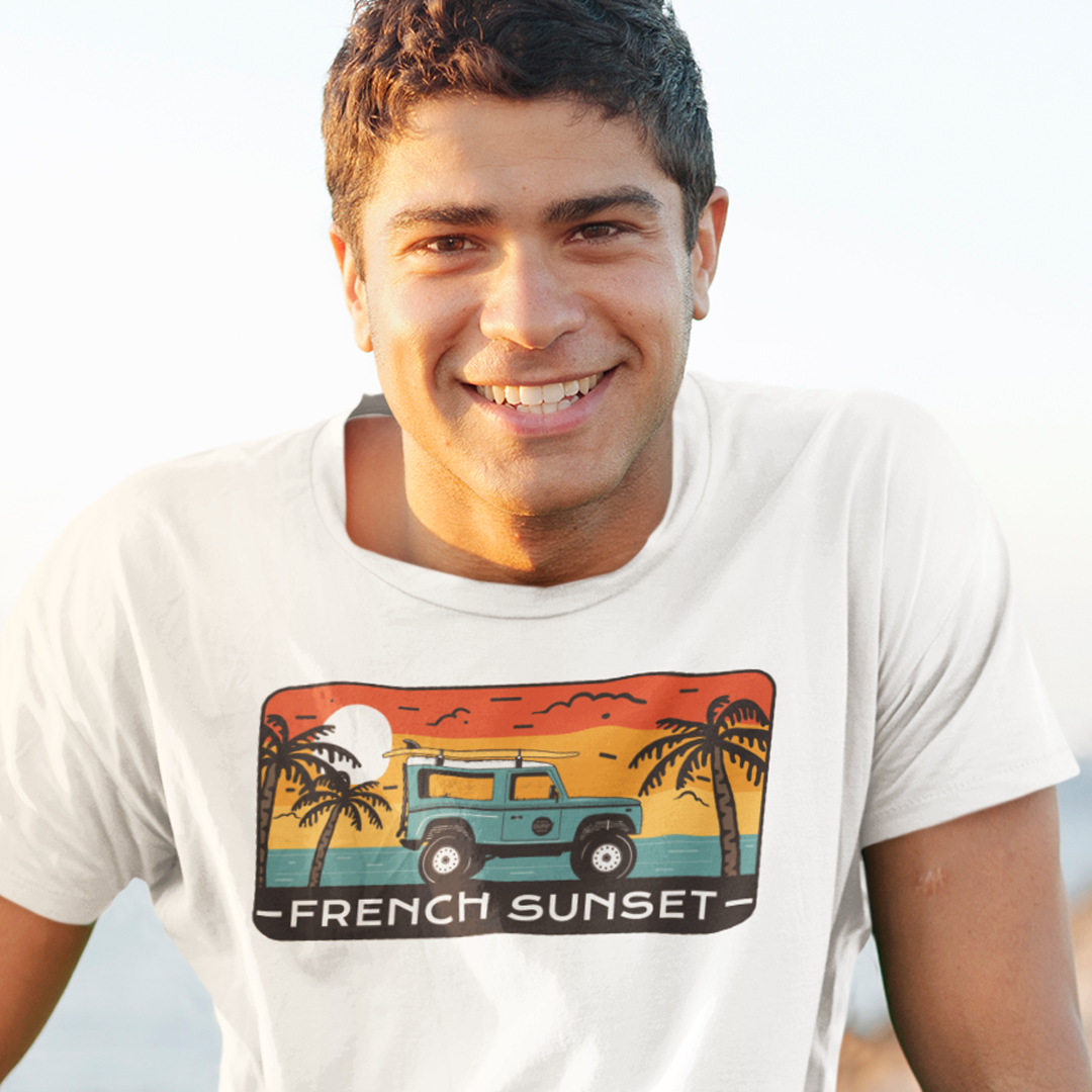 T-SHIRT FRENCH SUNSET SURF