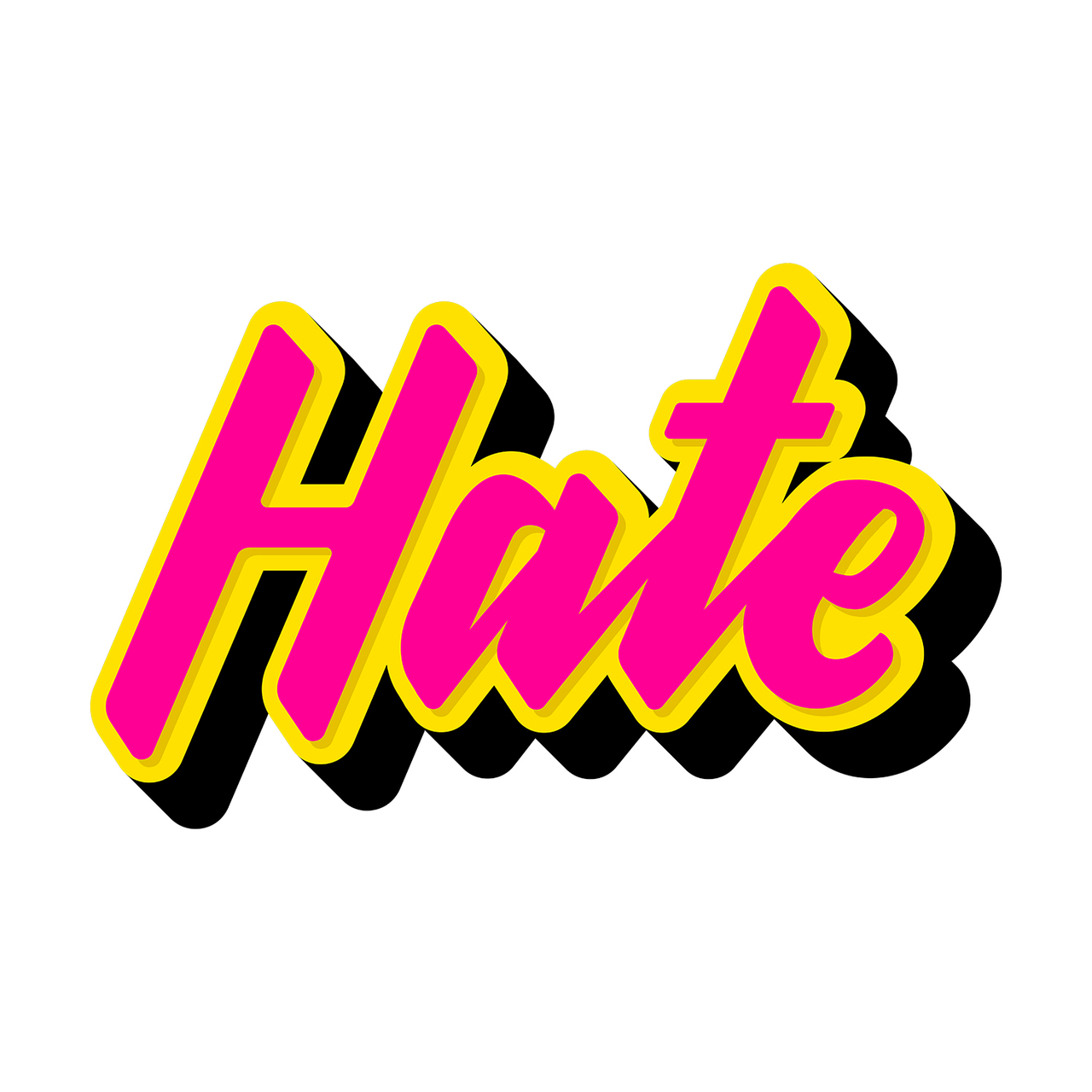 T-SHIRT HATE HATE