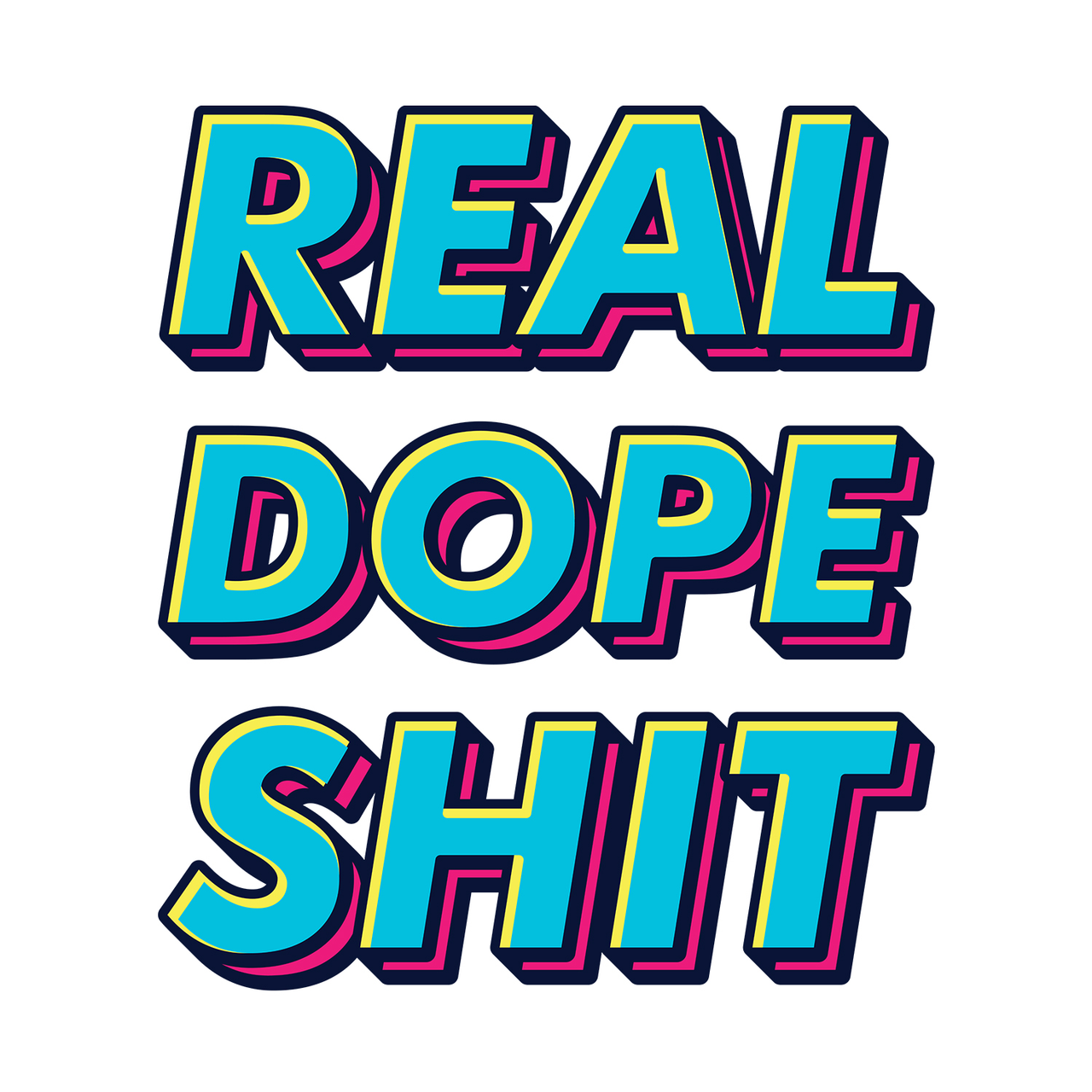 T-SHIRT REAL DOPE