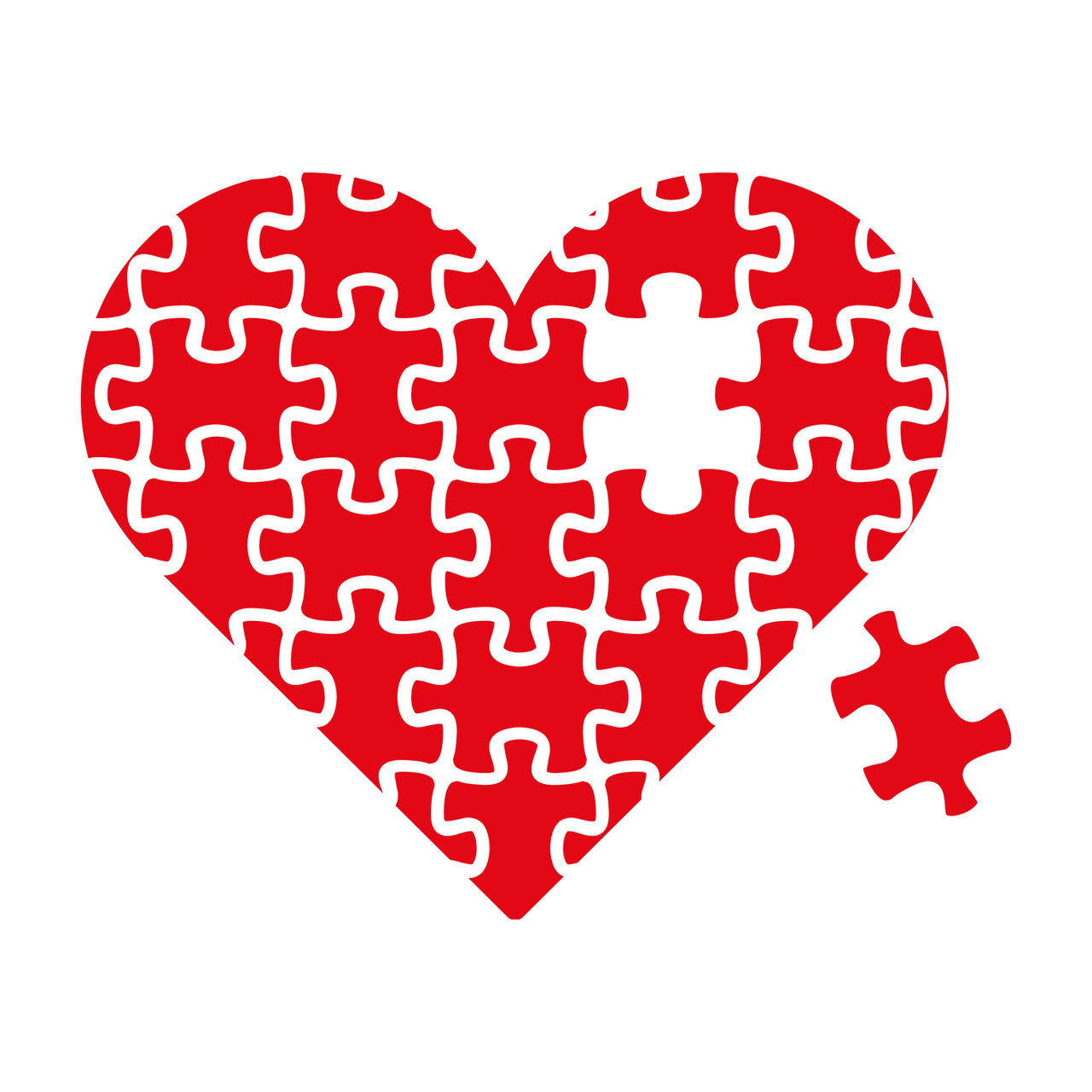 T-SHIRT HEART PUZZLE