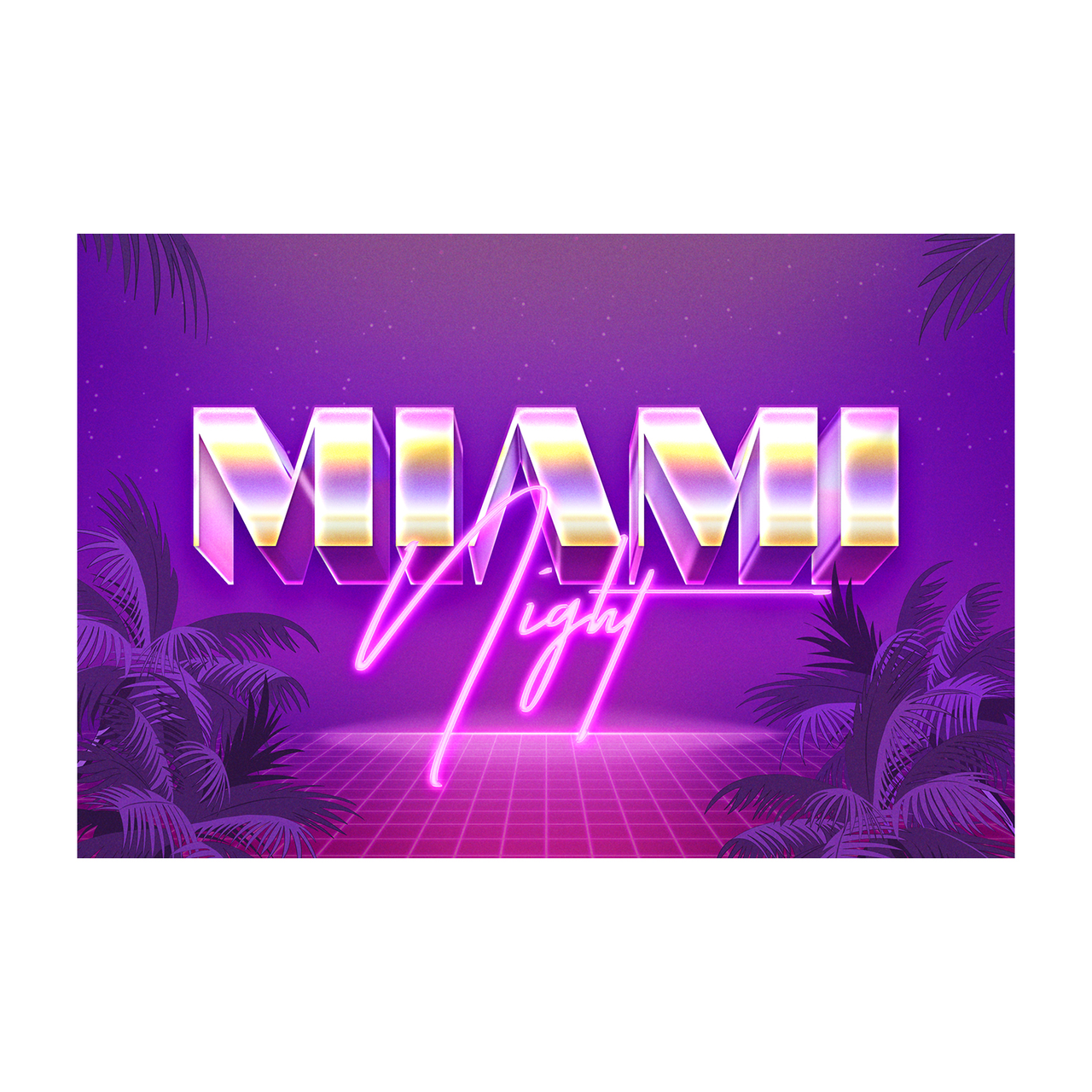 T-SHIRT MIAMI NIGHT