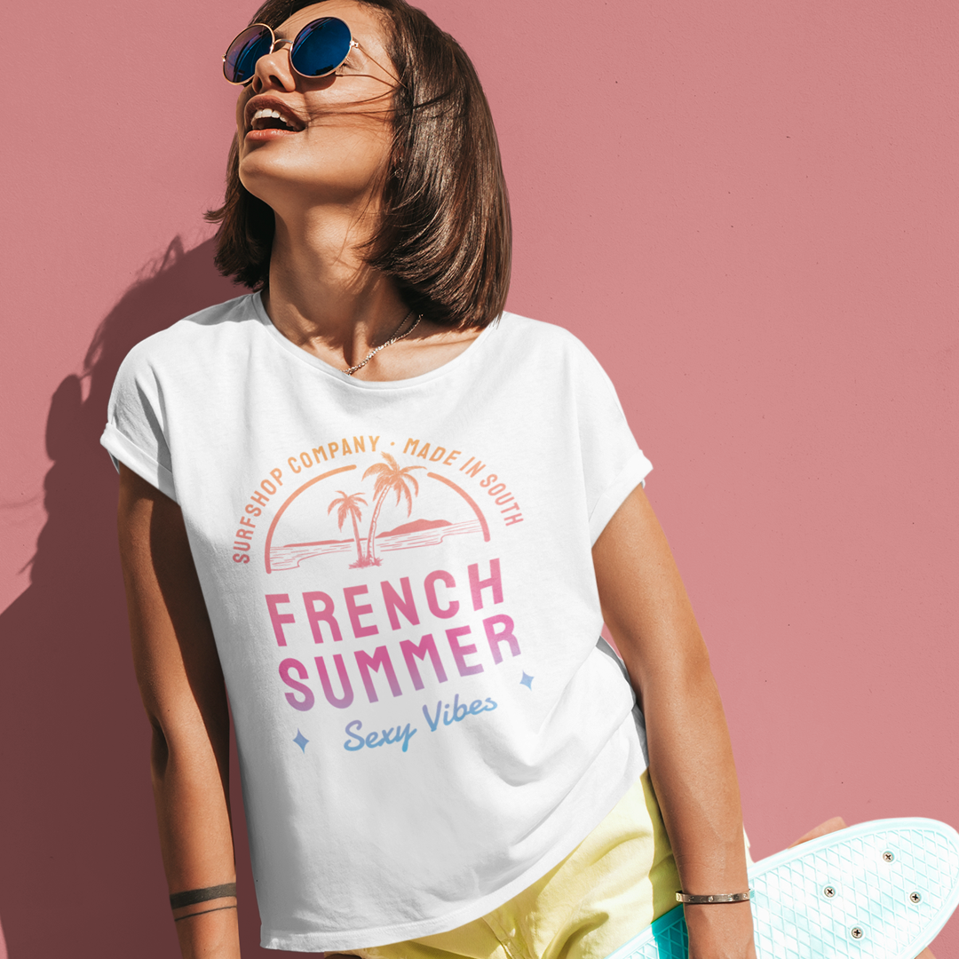 T-SHIRT FRENCH SUMMER SURFSHOP