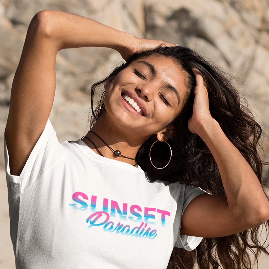 T-SHIRT SUNSET PARADISE